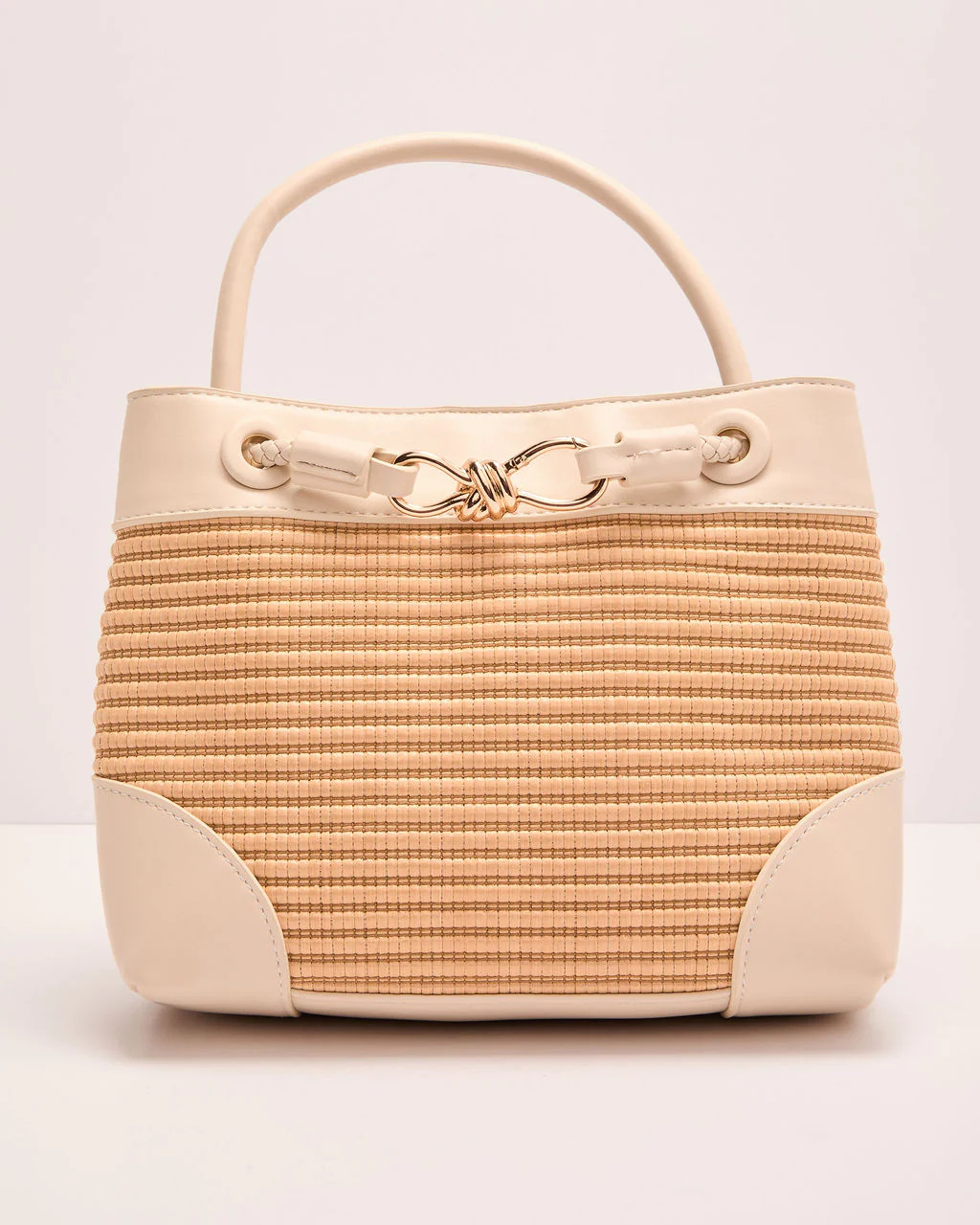 Margory Vegan Leather Straw Bag | VICI