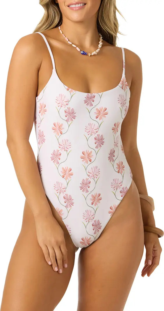 Ivy Floral Marine One-Piece Swimsuit | Nordstrom