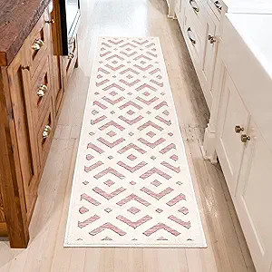 Simply Southern Cottage Covington Area Rug, 2' x 8', Pink | Amazon (US)