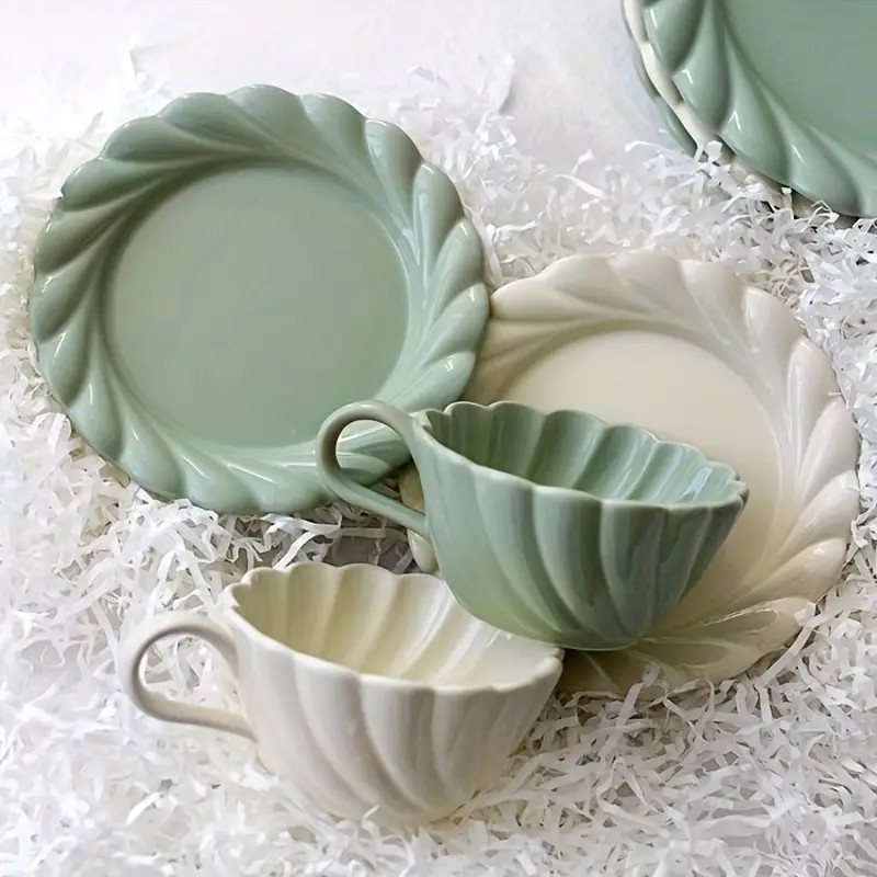 Set, Vintage Tea Cup And Saucer, 8.5oz Porcelain Water Cup And Saucer, Coffee Cups, Drinking Cups... | Temu Affiliate Program