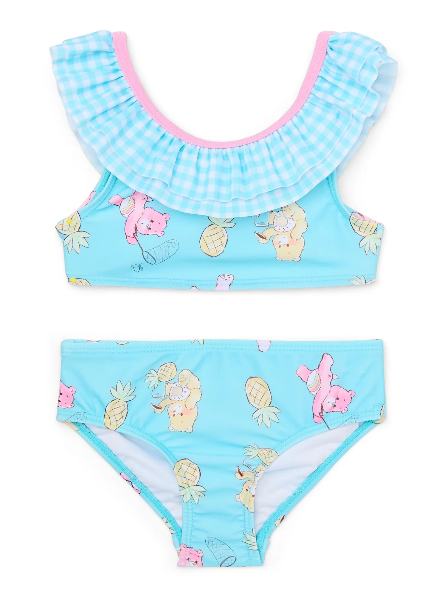 Character Toddler Girl Printed Ruffle Bikini Swimsuit, 2-Piece, Sizes 12M-5T | Walmart (US)