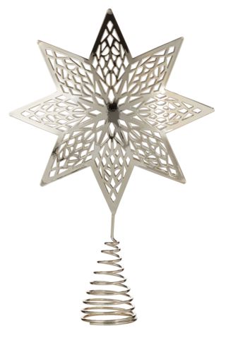 CANVAS Gold Metal Die Cut Star Tree Topper | Canadian Tire