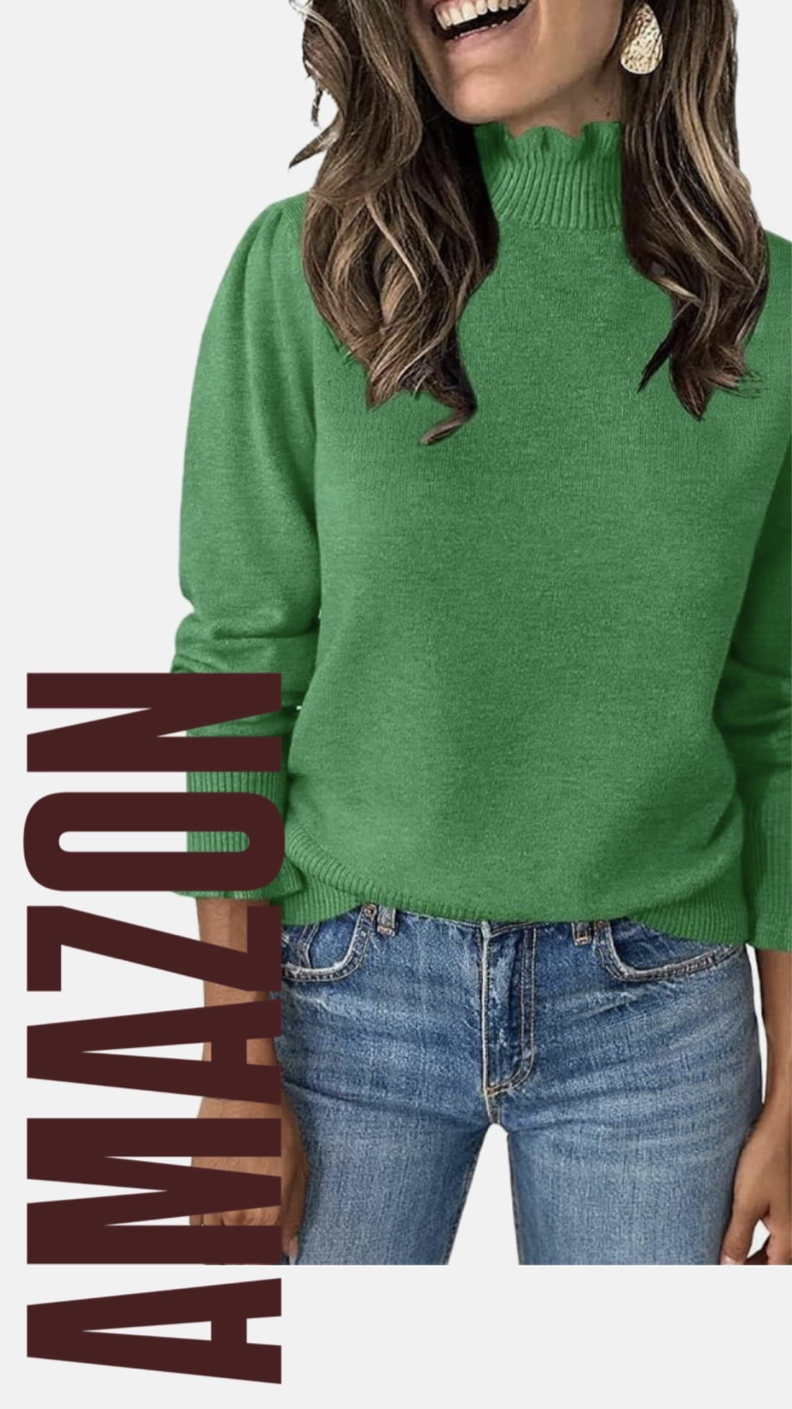 Fall fashion // green sweater