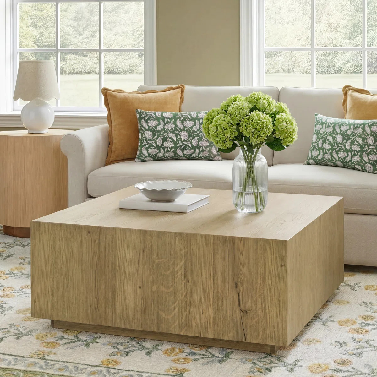 Taryn 42" Block Coffee Table | Wayfair North America
