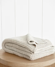 Wool Fisherman Throw | Jenni Kayne