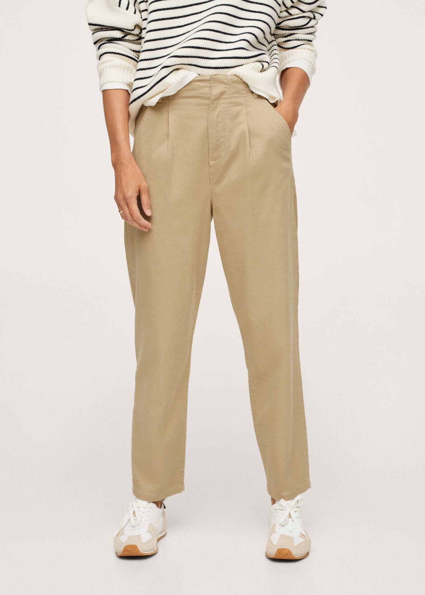 Darts lyocell trousers | MANGO (US)