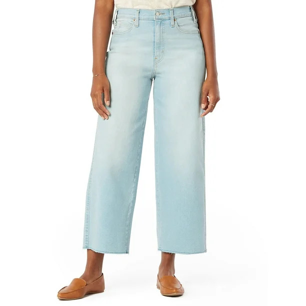 Signature by Levi Strauss & Co.™ Women's Heritage Wide Leg Pants - Walmart.com | Walmart (US)