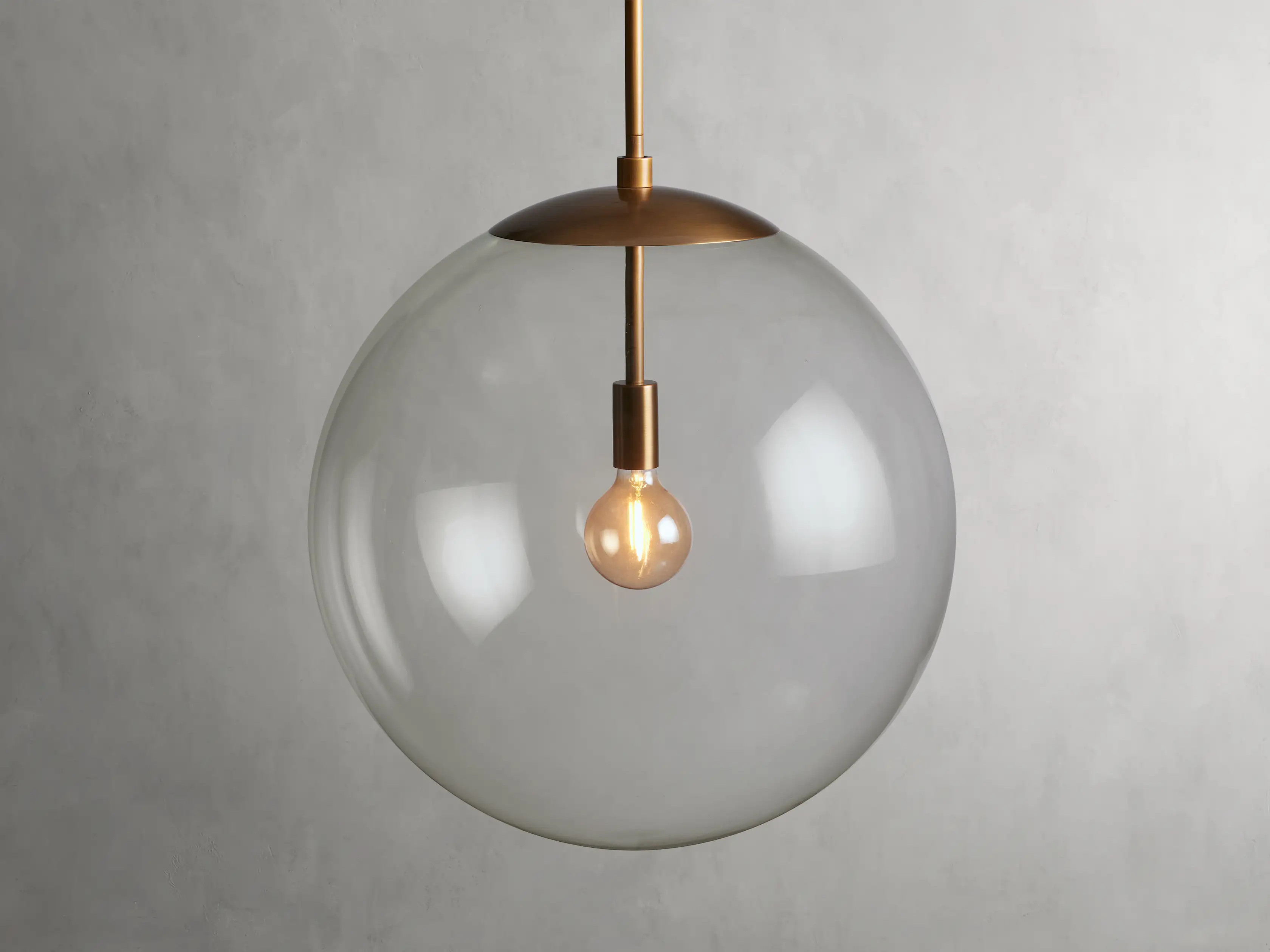 Wescott XL Globe Pendant with Rod | Arhaus