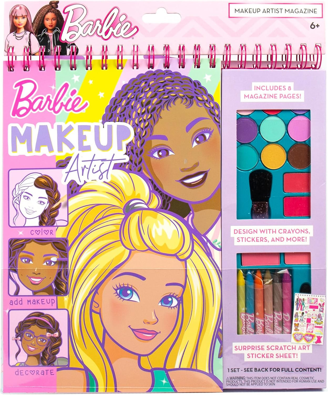 Horizon Group USA Makeup Artist Magazine Kit, Barbie | Amazon (US)