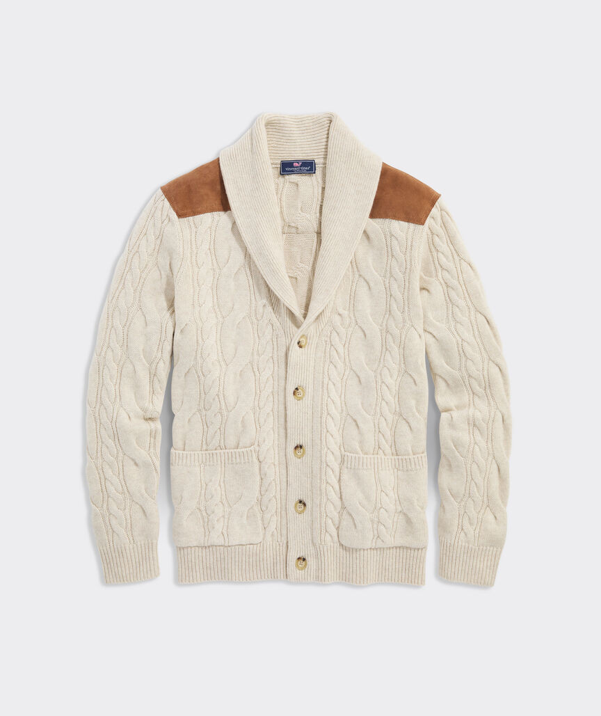Cashmere Blend Cable Cardigan | vineyard vines