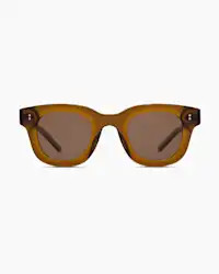 Aspen Polarized Acetate Sunglasses in Clear Spice with Brown lens | Quince