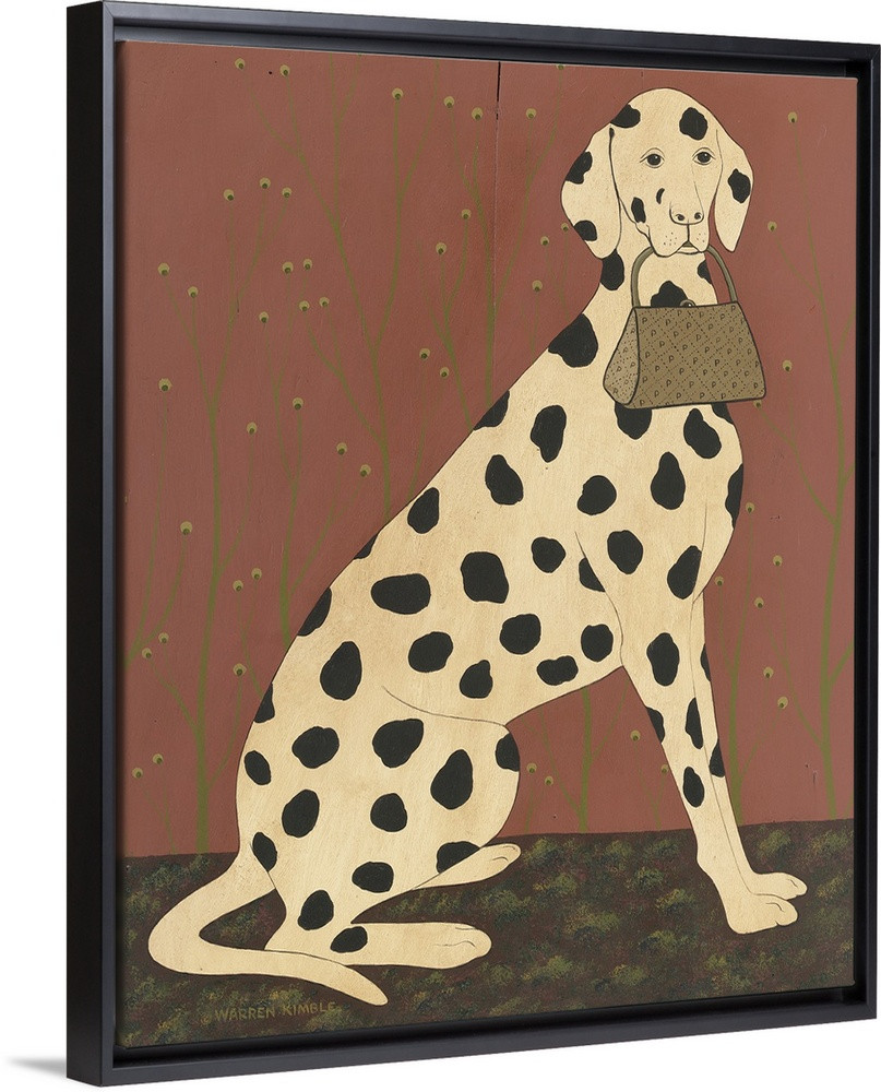 Dog with Purse Wall Art | Great Big Canvas - Dynamic