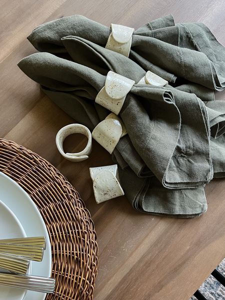 My DIY Ceramic Looking Napkin Rings

Here are the products I used to create them.  Everything else you already have at home!  Check my blog for the full tutorial.



#LTKhome