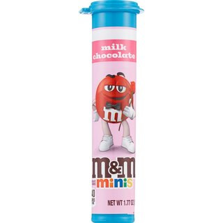 M&M's Minis Valentines Day Milk Chocolate Candy, Mega Tube, 1.77 OZ | CVS Health