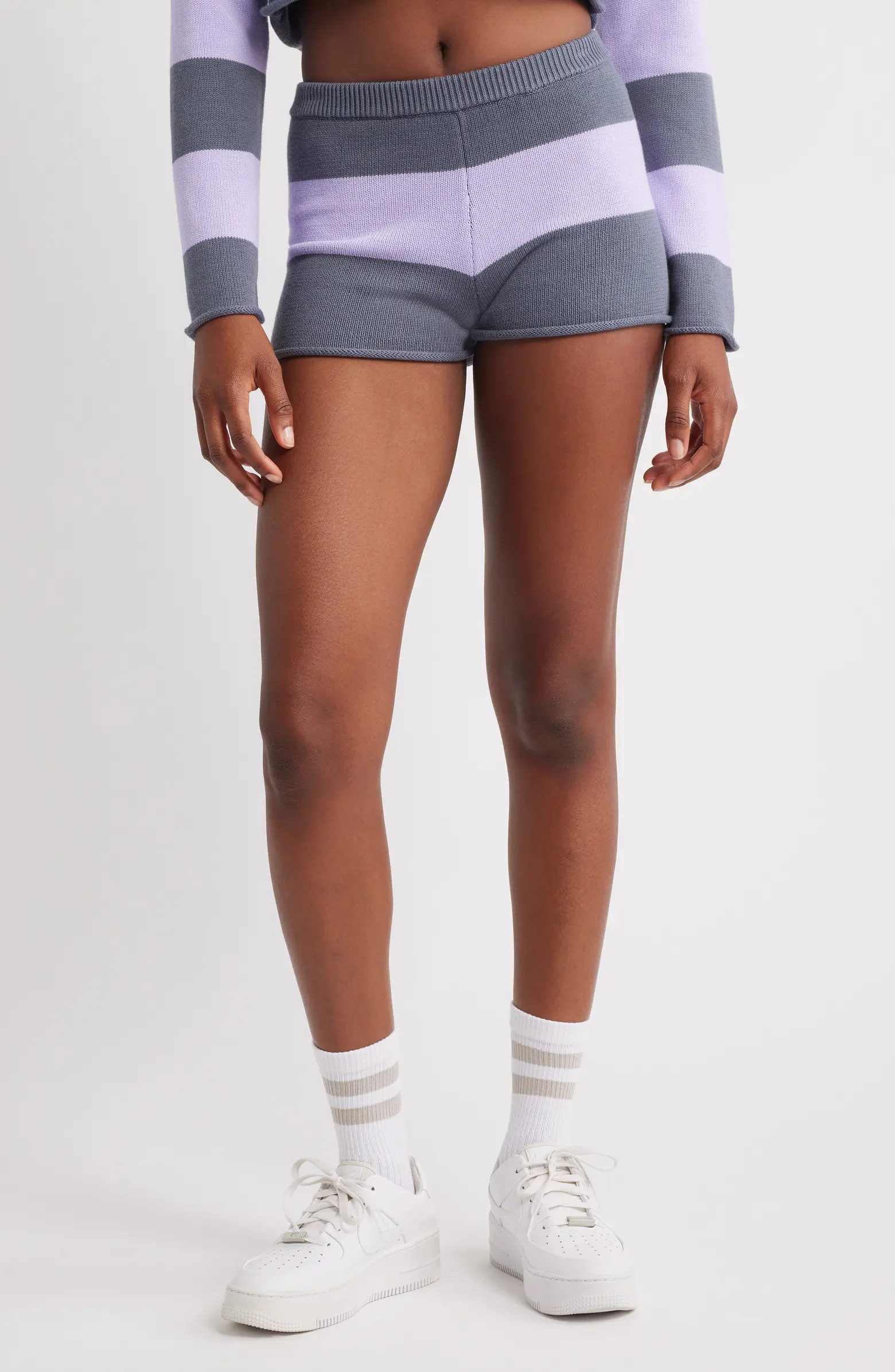 Florence by Mills Cotton Blend Rugby Sweater Shorts | Nordstrom | Nordstrom