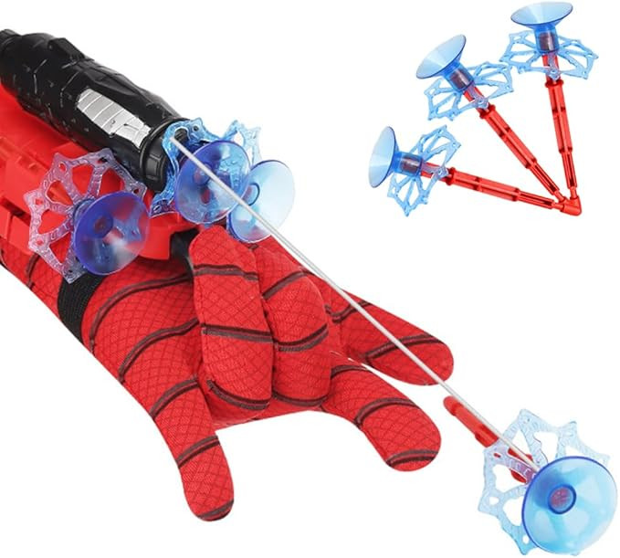 Spider Web Shooters with Gloves, Superheroes Wrist Launcher Toy, Funny Children Educational Toys,... | Amazon (US)
