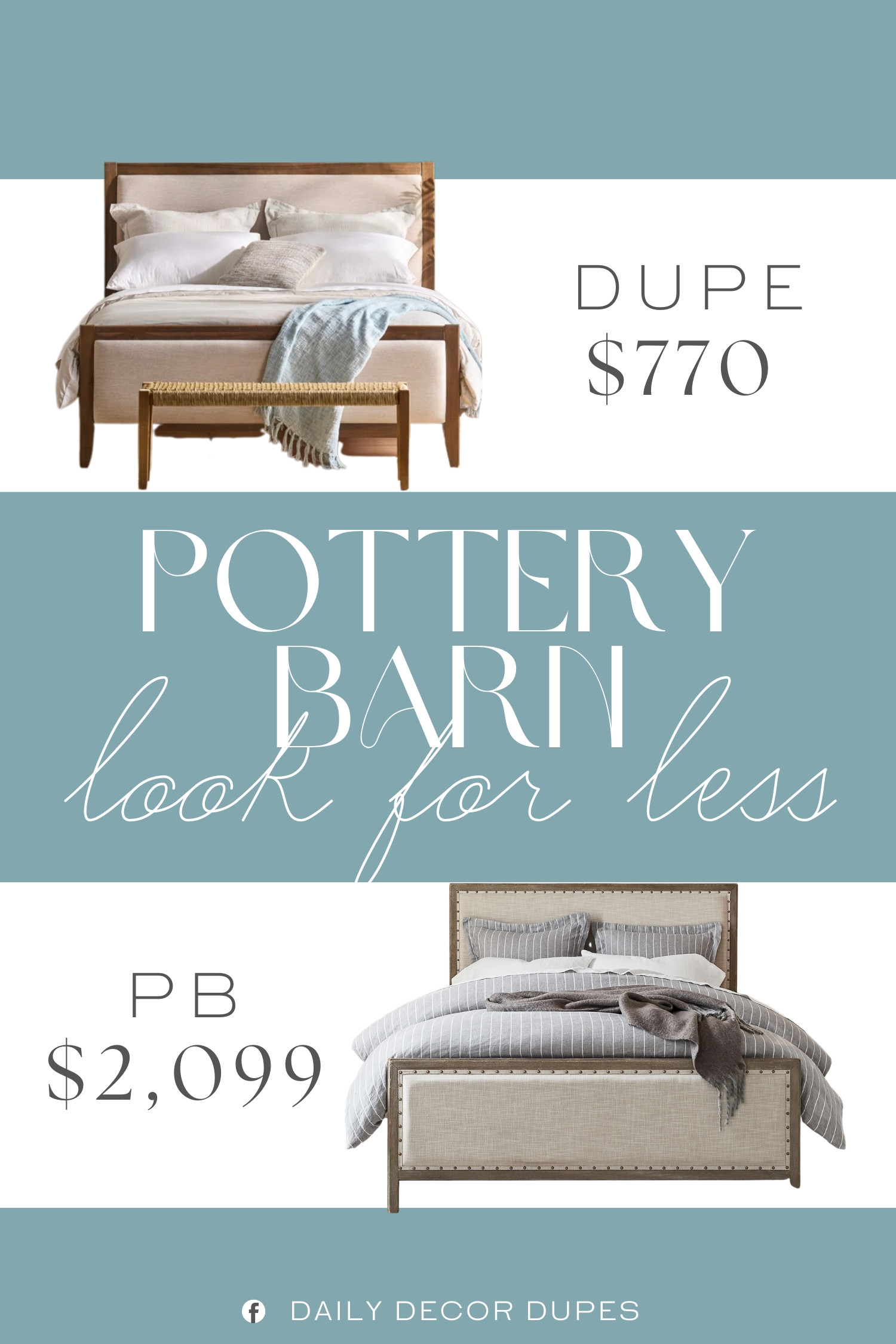Inspired by Pottery Barn Upholstered Bed. Upholstered Platform Bed Frame. Modern Upholstered Bed Frame. Mid-Century Modern Bed Frame. Tufted Upholstered Bed. Fabric Upholstered Bed. Scandinavian Inspired Bed. Minimalist Bedroom Furniture. 

Home more affordable option find copy cat similar look for less budget friendly affordable cheap cheaper beautiful pretty. Clearance sale coupon code discount code promo code luxury lookalike look a like Inspo inspiration inspired by idea ideas Love like these? I share multiple every day in my FB group.
#potterybarninspired #upholsteredbed #bedframe #platformbed #modernbedroom #bedroominspo #furniturefinds #bedroomdesign 

 #LTKHome