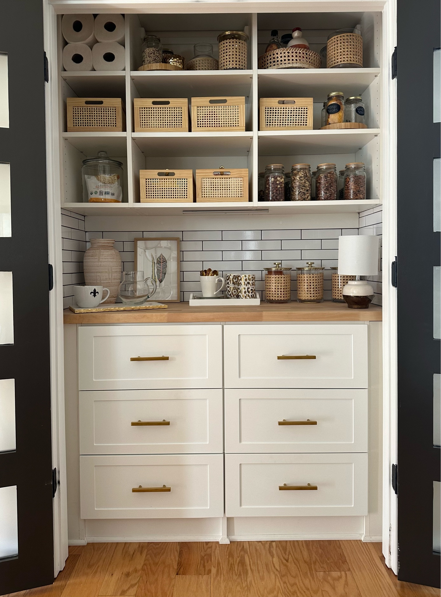Kitchen pantry organization with mDesign lattice bins from West Elm

#LTKhome