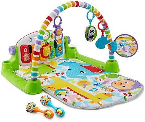 Fisher-Price Deluxe Kick & Play Piano Gym & Maracas [Amazon Exclusive] | Amazon (US)