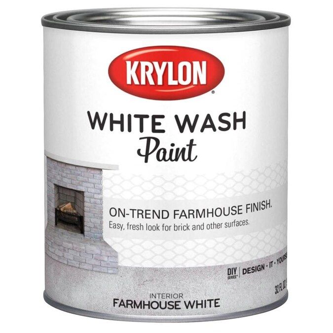Krylon Farmhouse White Latex Paint (1-Quart) Lowes.com | Lowe's