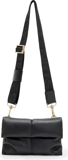 Ezra Logo Strap Leather Crossbody Bag | Nordstrom