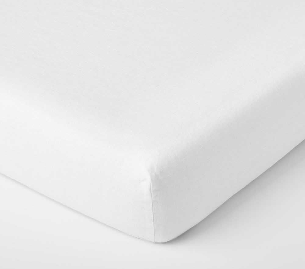 Organic Cotton Crib Sheets White, Set of 2 | Pottery Barn Kids