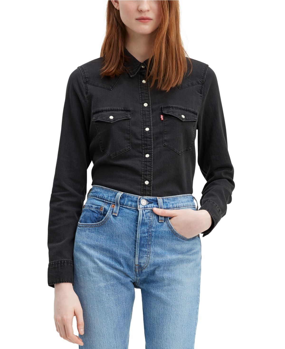 Levi's Women's The Ultimate Western Cotton Denim Shirt | Macys (US)