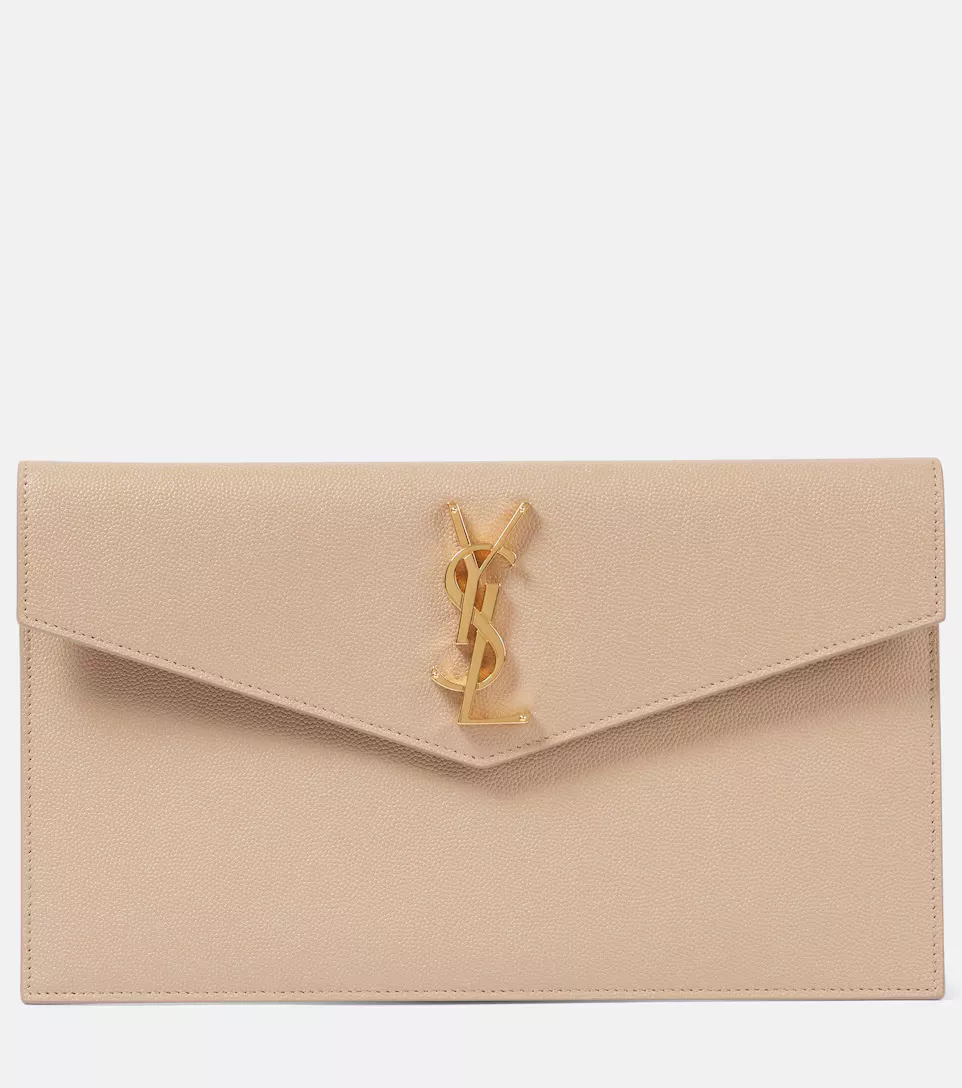 Medium Uptown Leather Clutch curated on LTK