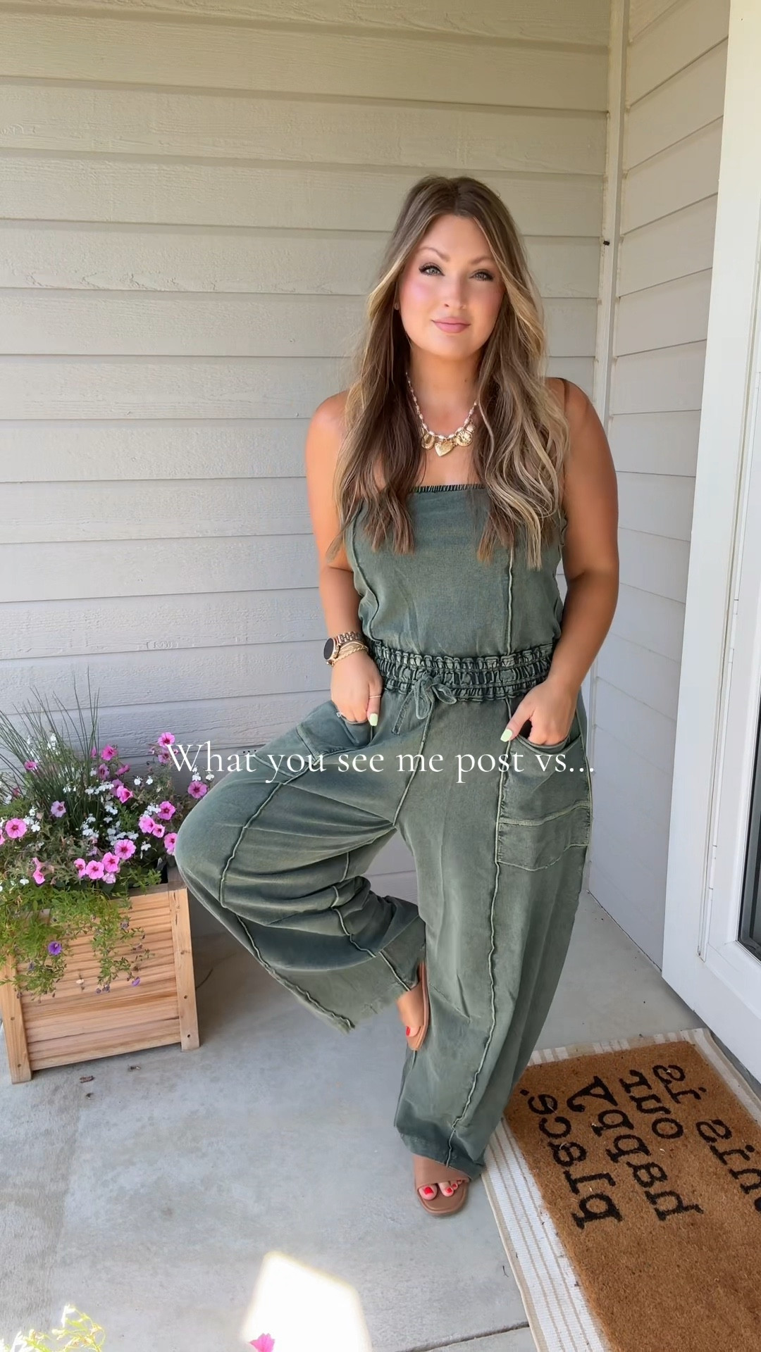 Obsessed with this jumpsuit 


#LTKStyleTip #LTKSummerEdit #LTKMidsize