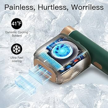 Laser Hair Removal, BoSidin IPL Hair Removal with Painless Ice-Cooling, 2-in-1 Face SR Rejuvenati... | Amazon (US)