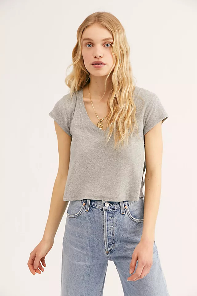 V Easy Tee | Free People (Global - UK&FR Excluded)