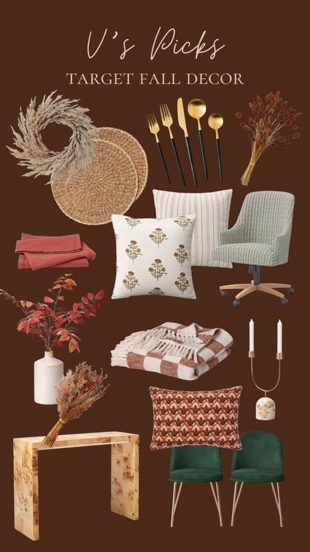 Favorite home decor for fall from Target! 