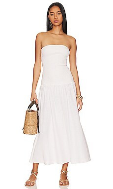 L*SPACE Lila Midi Dress in Cream from Revolve.com | Revolve Clothing (Global)