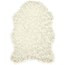 KORHANI Faux Fur Shaped Decorative Accents Gray Indoor Area Rug (Actual: 2-ft W x 4-ft L) Lowes.c... | Lowe's