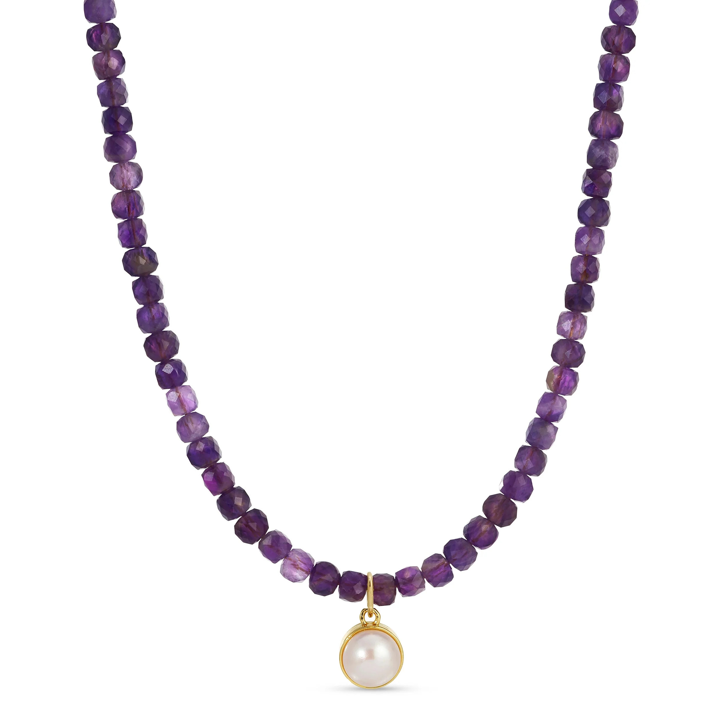 Candace Necklace in Amethyst | Meghan Bo Designs