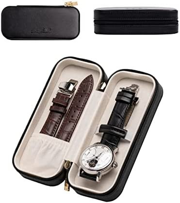 Travel Watch Box Single Portable Watch Travel Case for Men Women,Small Watch Band Storage Holder Box | Amazon (US)