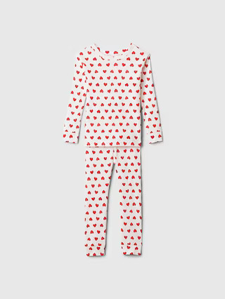 babyGap 100% Organic Cotton Heart PJ Set | Gap Factory