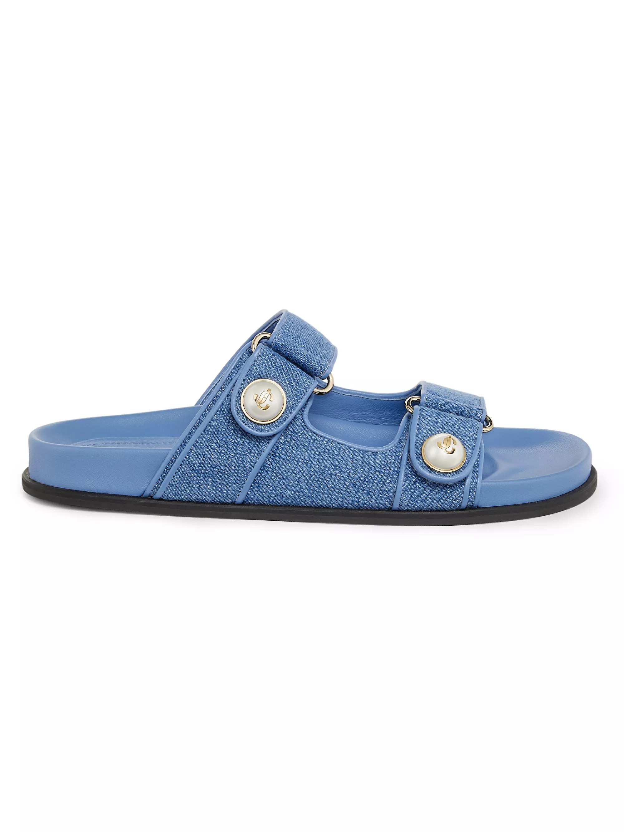 Fayence Denim Sandals | Saks Fifth Avenue