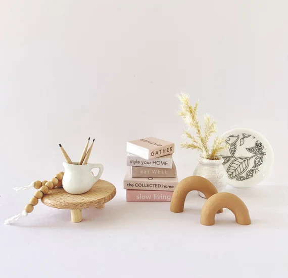 Miniature Dollhouse Natural Home Curated Collection | Etsy | Etsy (US)