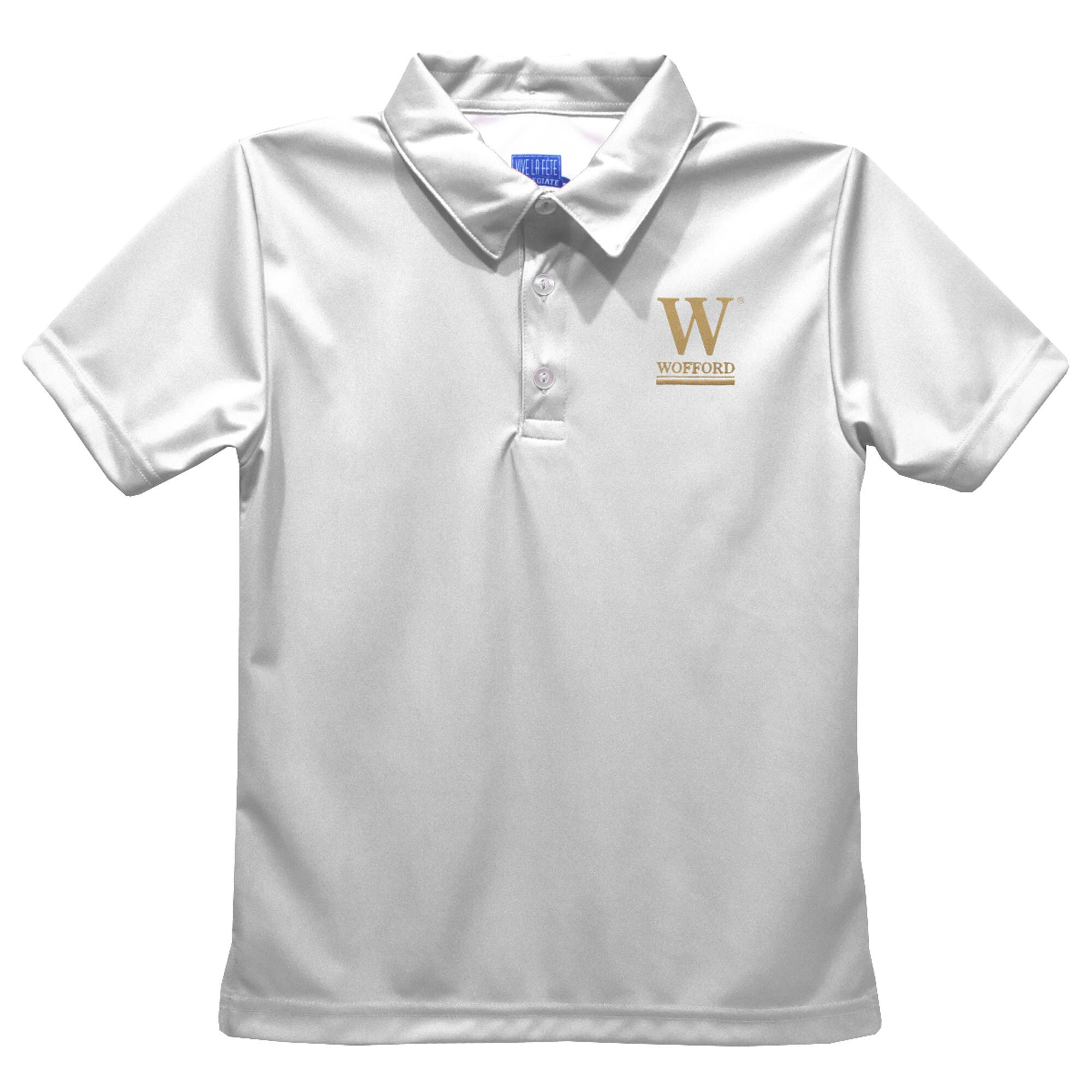 Wofford Terriers Vive La Fete Toddler Solid Polo - White | Lids