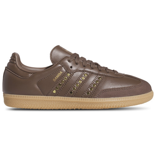 adidas adidas Originals Samba OG - Womens Earth Strata/Gold Metallic/Earth Strata Size 7.5 | Champs Sports