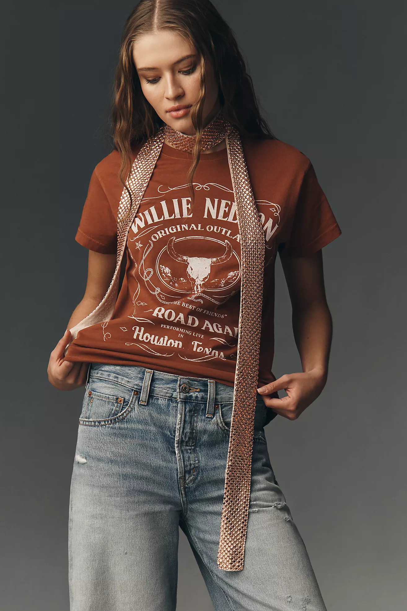 Letluv Willie Nelson T-Shirt | Anthropologie (US)