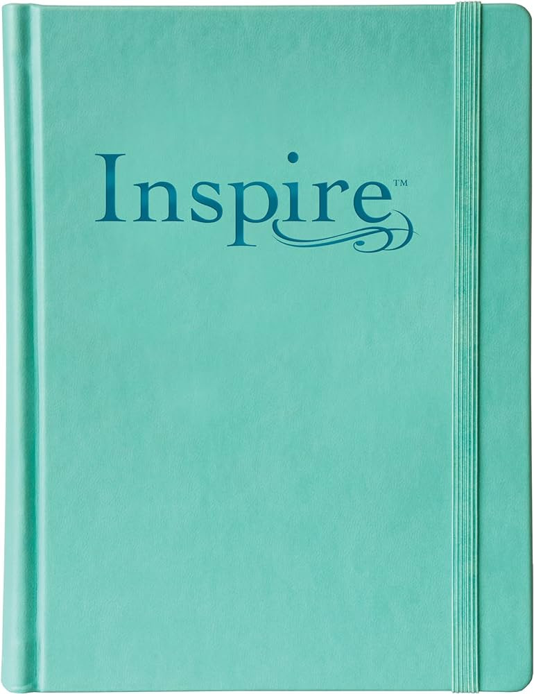 Tyndale NLT Inspire Bible (Hardcover, Aquamarine): Journaling Bible with Over 400 Illustrations t... | Amazon (US)