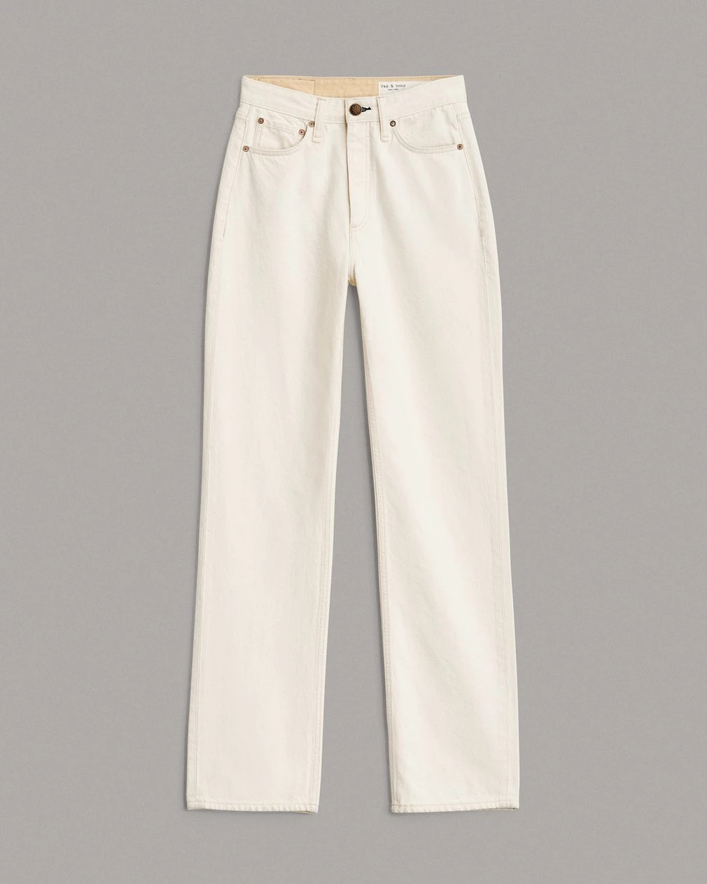 Alex High-Rise Straight - Ecru | rag + bone