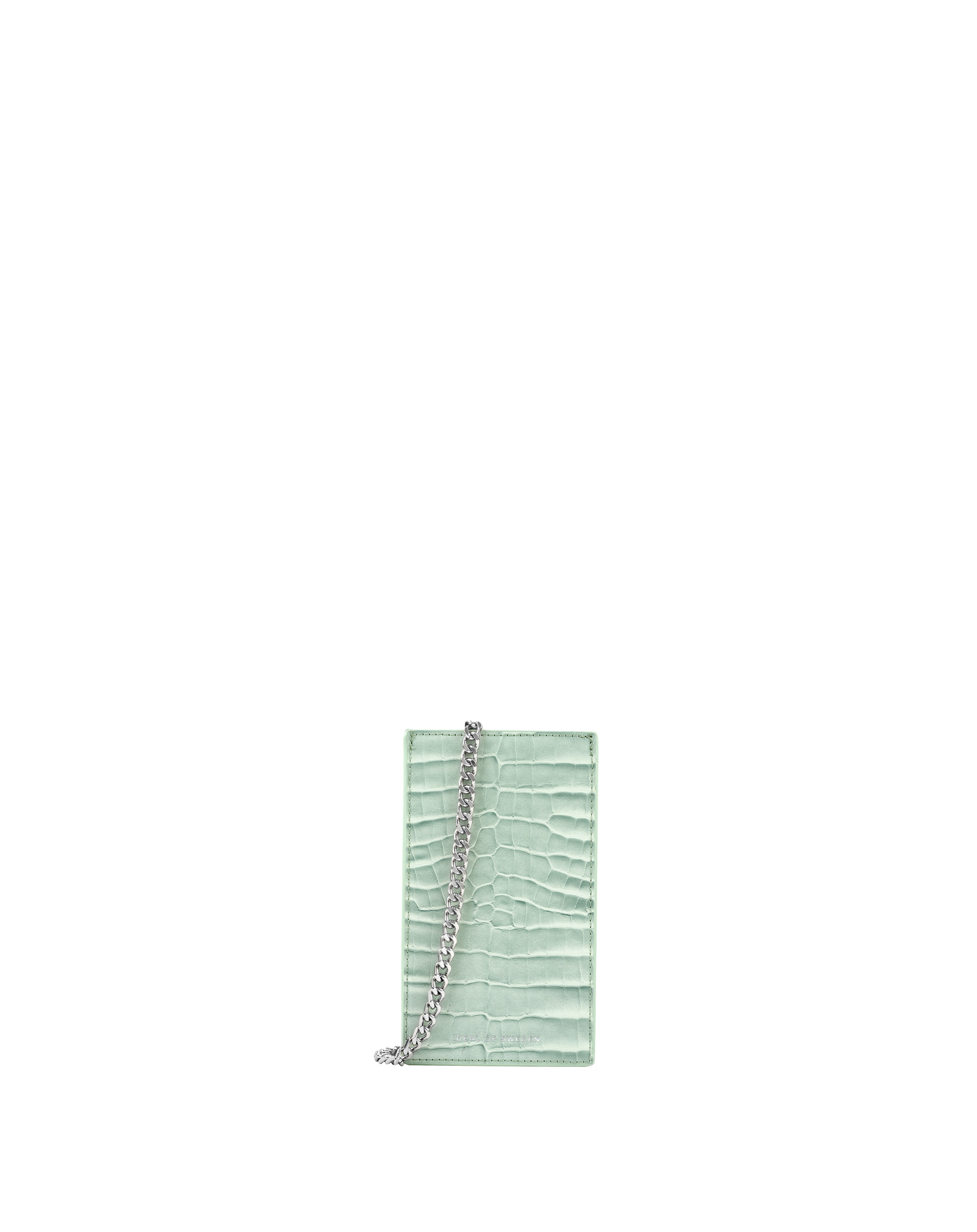 Ella Phone Pouch Mint Croco | iDeal of Sweden (UK)