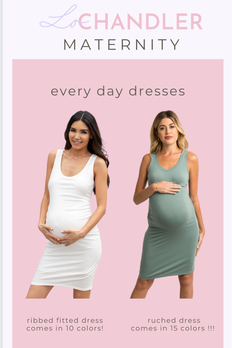 Everyday maternity dresses 
Fitted maternity dress 
Sleeveless maternity dress 

#LTKbaby #LTKstyletip #LTKbump