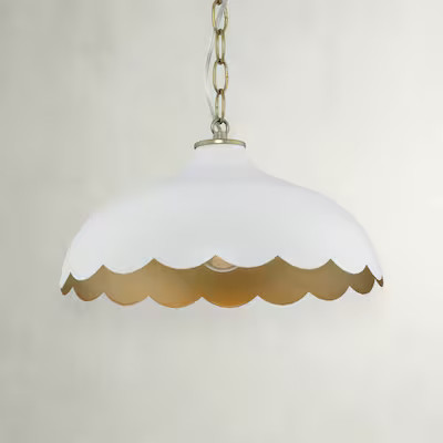 Progress Lighting Avec Champagne Bronze Modern/Contemporary Dome Medium Hanging Pendant Light | Lowe's