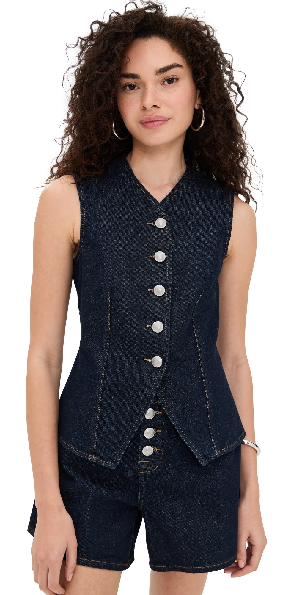 7 For All Mankind Lady Vest Smoove L | Shopbop