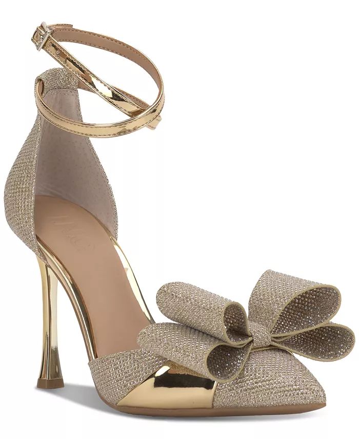 Women's Saori Bow Ankle-Strap Pumps, Created for Macy's | Macy's