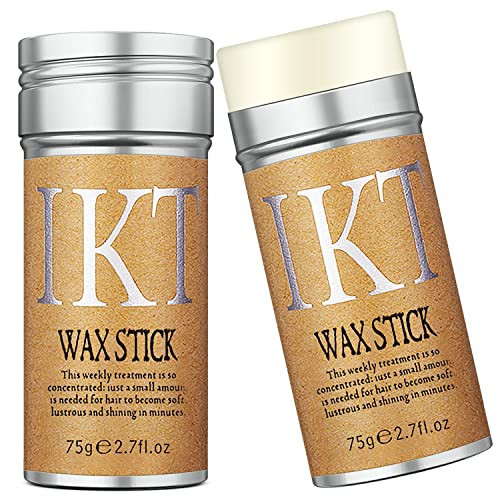 Hair Wax Stick, 2 PCS - Slick Stick for Hair Non-greasy Styling Hair Pomade Stick for Flyaways Edge Frizz Hair, 2.7 Oz | Amazon (US)